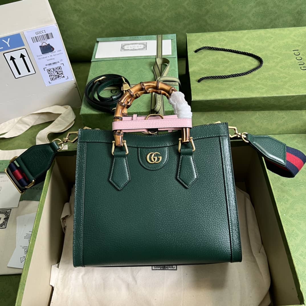Gucci Diana Small Tote Green 702721 Replica Bag
