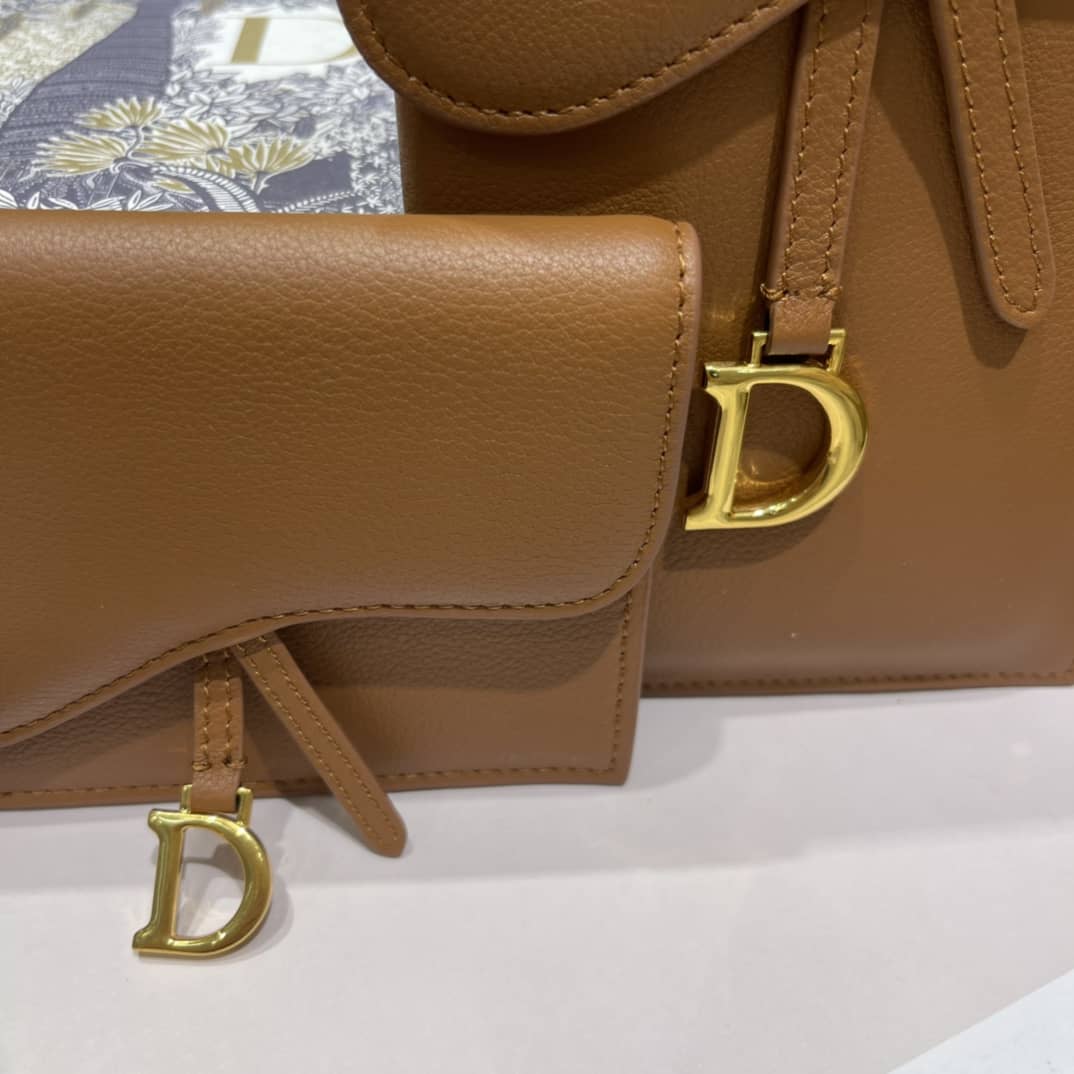 Dior Saddle Bag Dupe Vertical Pouch