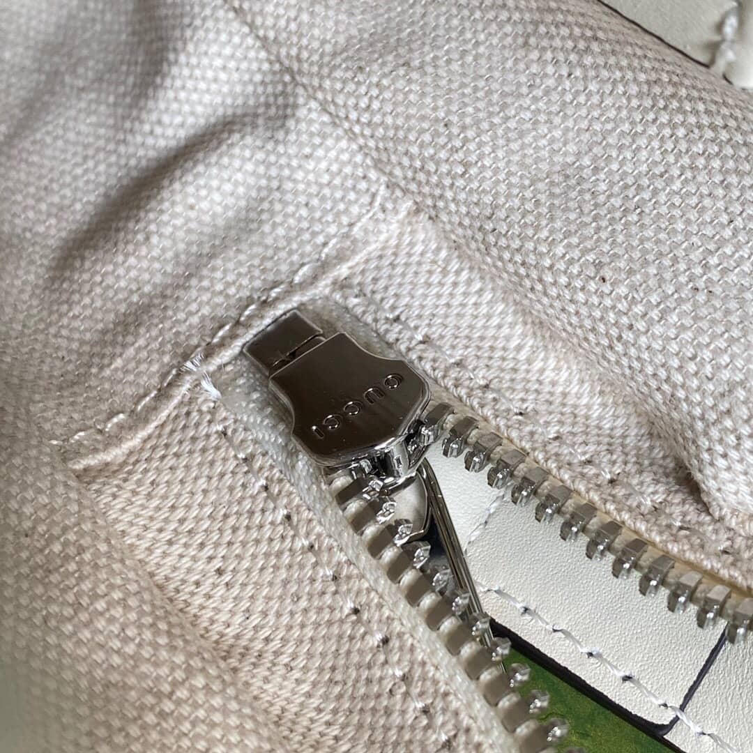 Gucci GG Embossed Mini Bag Replica White 658553