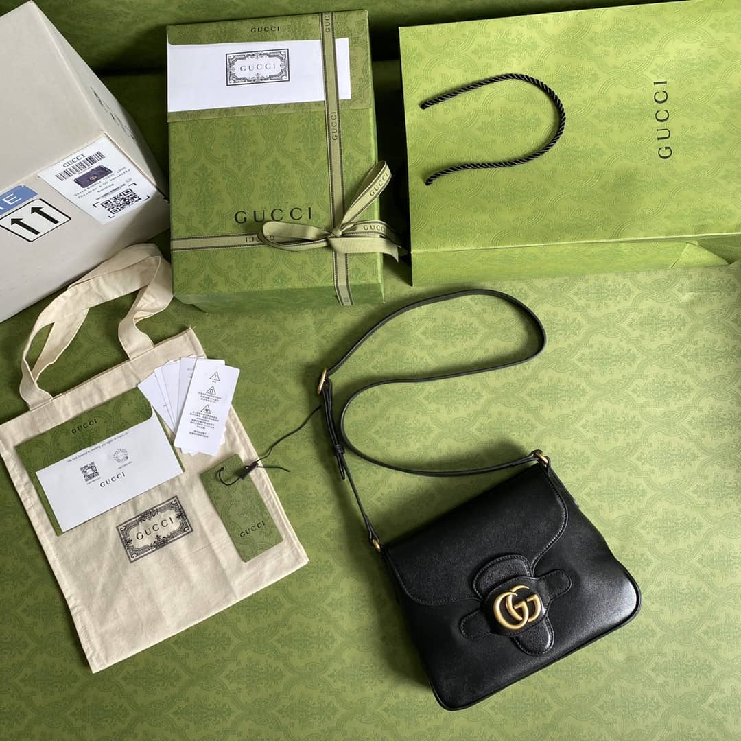 Gucci Double G Messenger Shoulder Bag Replica 648934