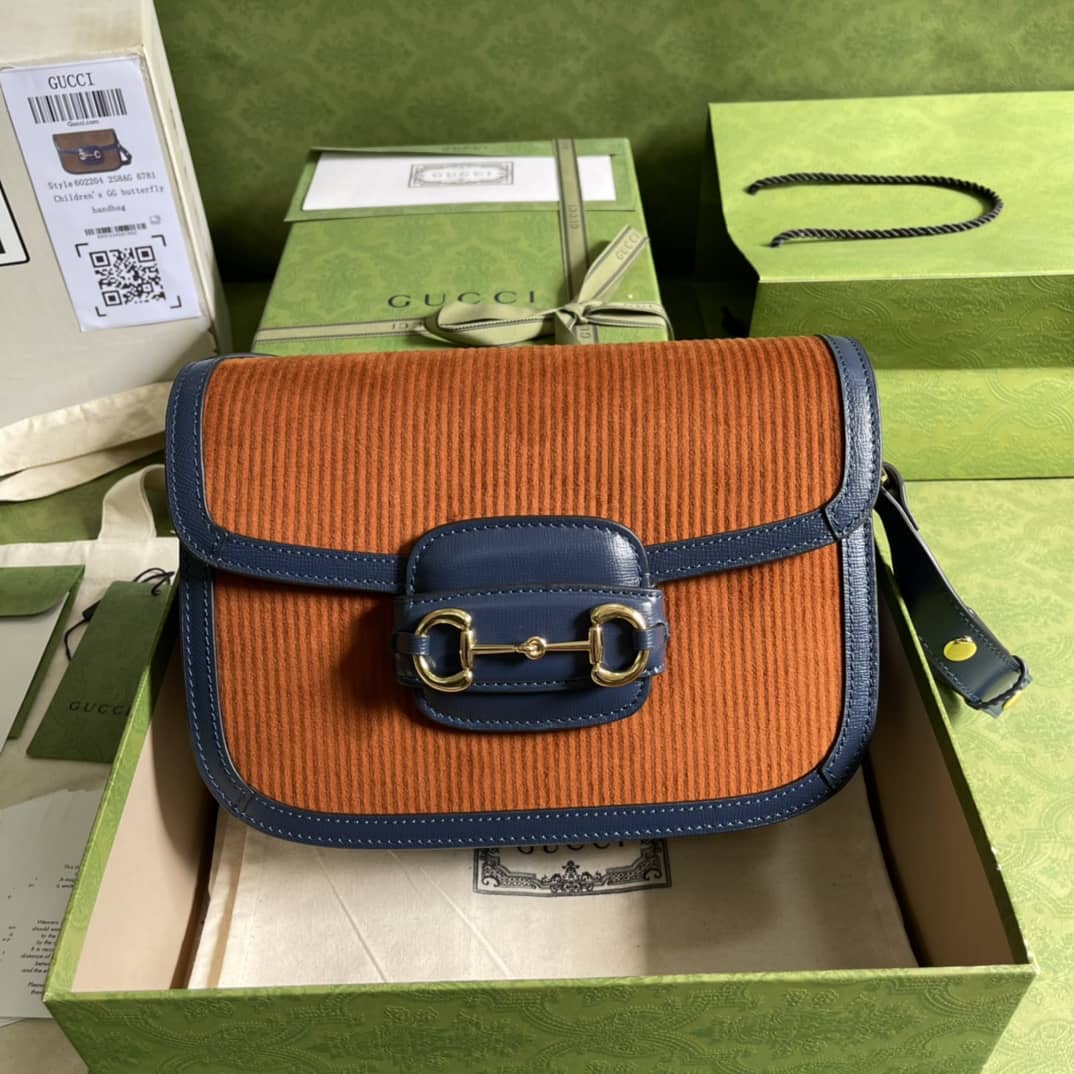 Gucci 1955 Horsebit Supreme Shoulder Bag Replica 602204