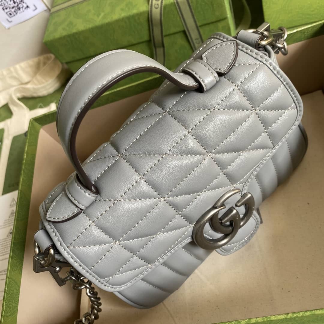 Gucci Marmont GG Mini Top Handle Bag Replica 583571