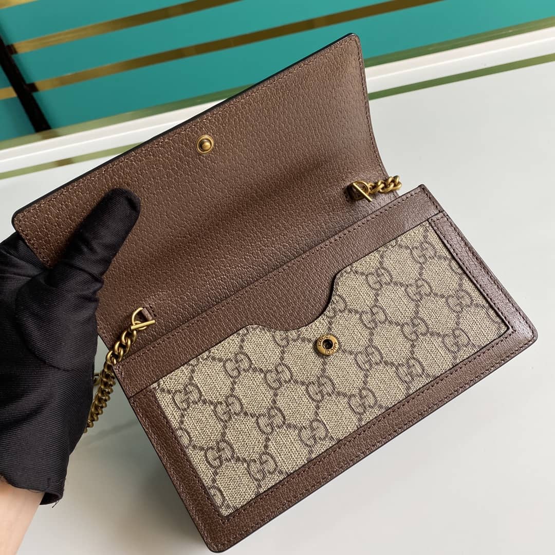 Gucci Queen Margaret GG Shoulder Bag Mini Chain Wallet Replica 476079