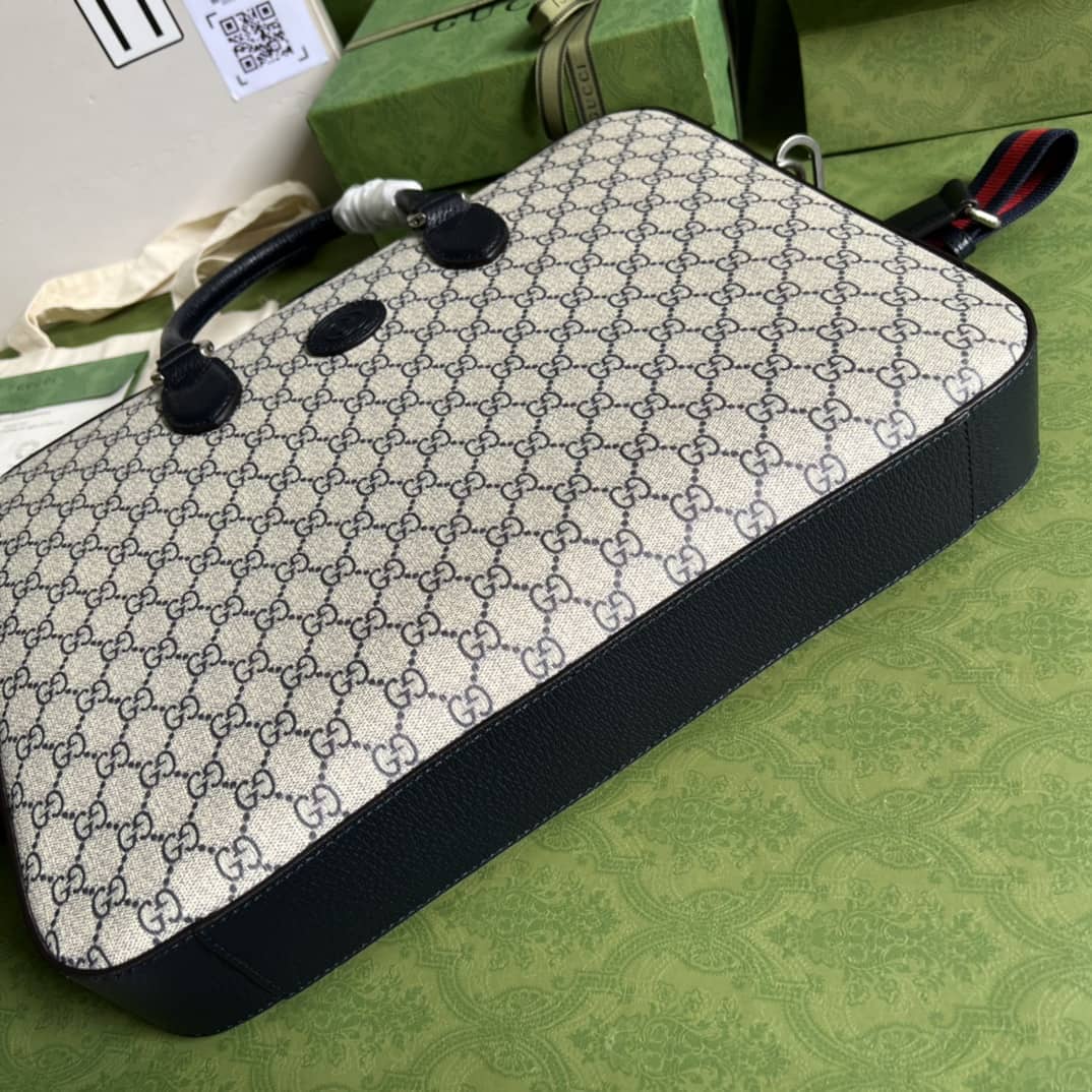 Best Replica Gucci Business Case With Interlocking G Brown 674140 Replica Mens Bag(ColaReps)