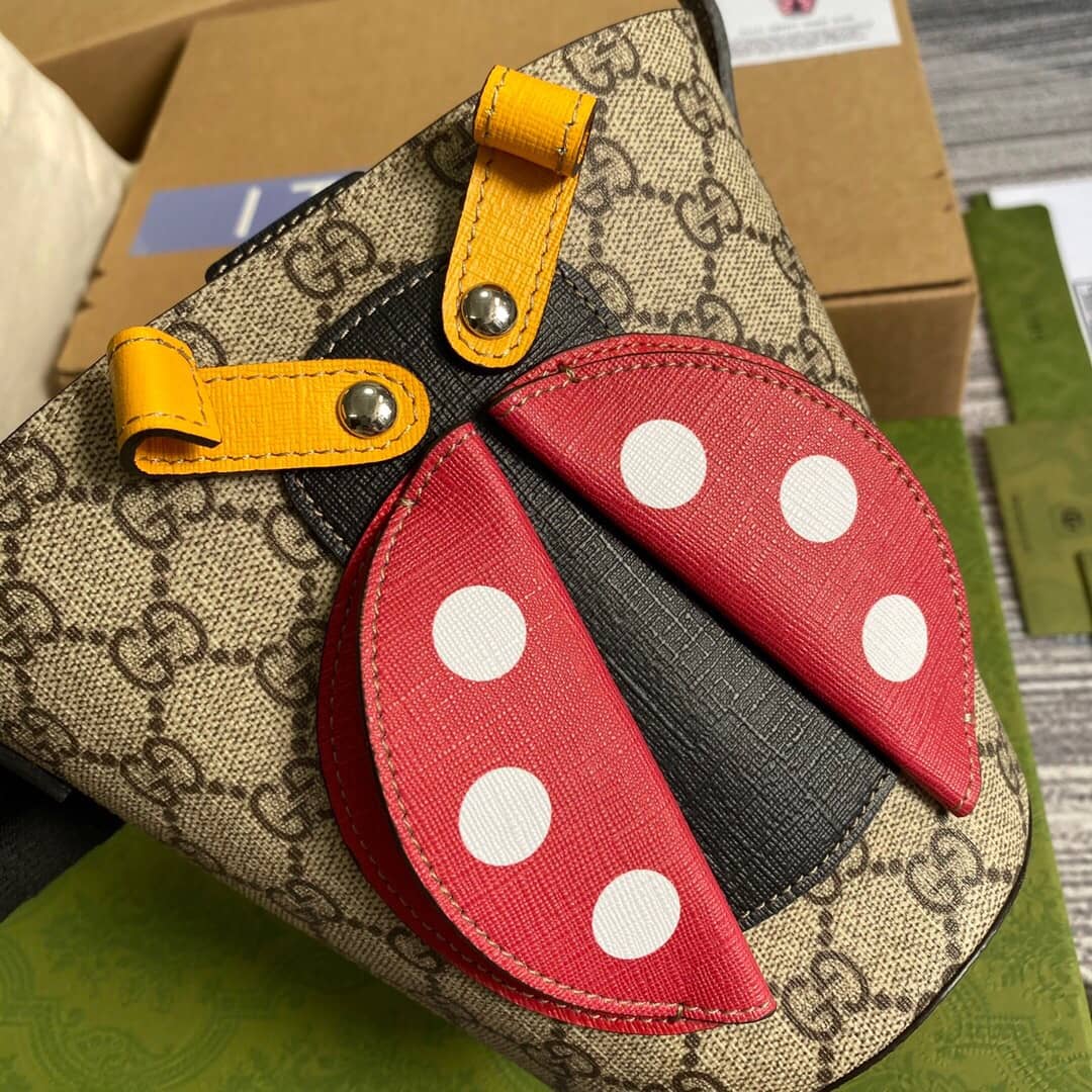 Gucci Children Ladybug Bucket Bag Replica 666277