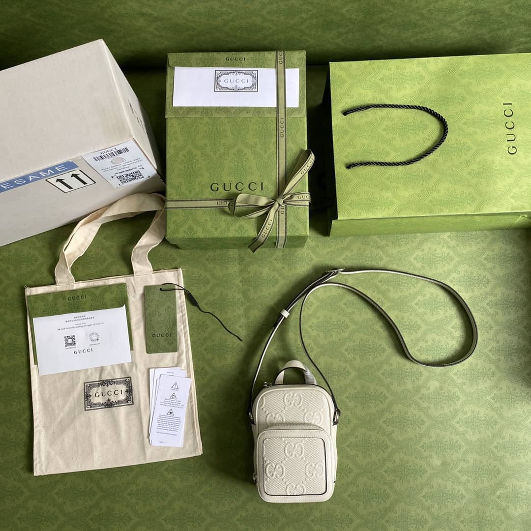 Gucci GG Embossed Mini Bag Replica 658553