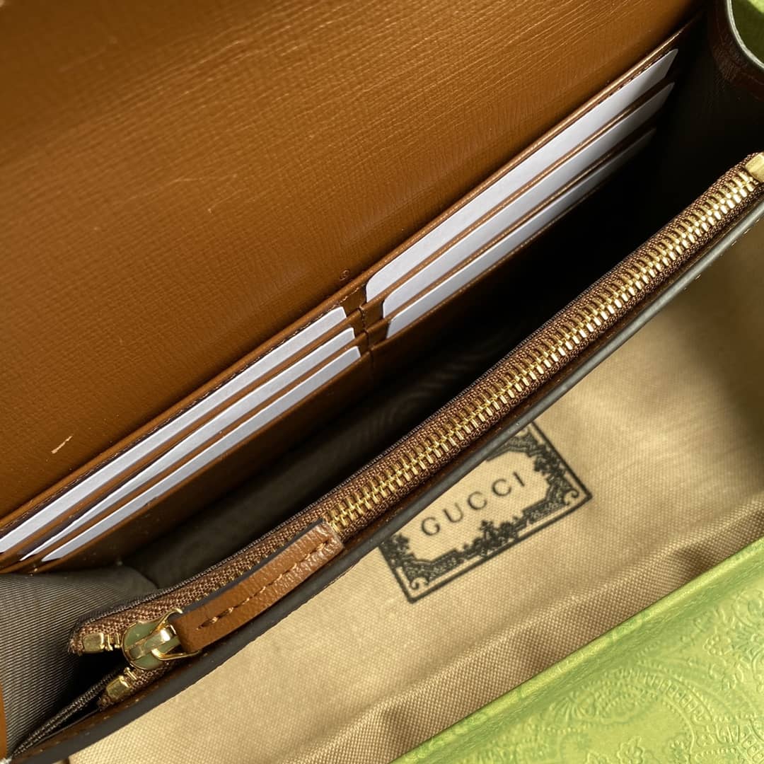 Gucci Valentine Day Chain Card Case Wallet Replica 648948