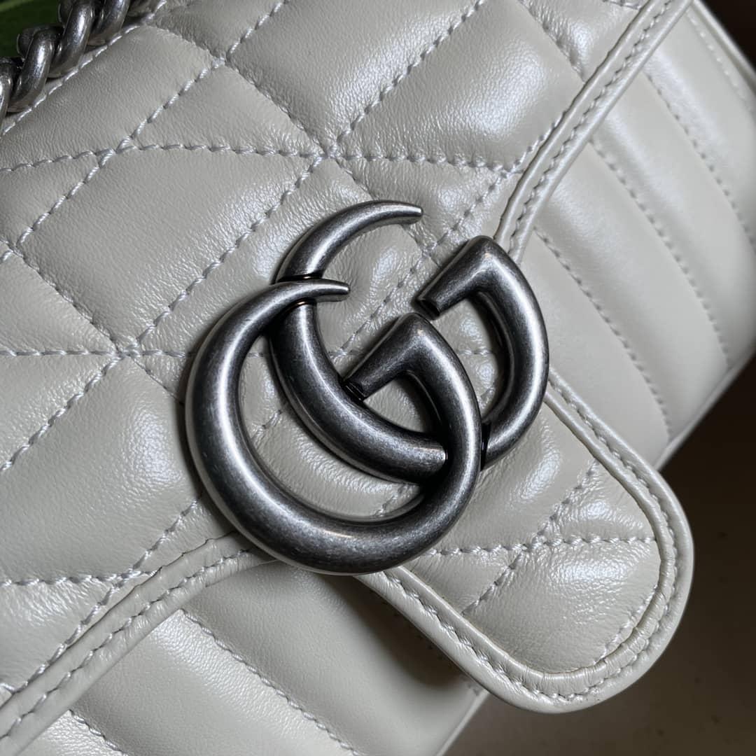 Gucci Marmont GG Matelasse Leather Mini Shoulder Bag Replica 446744