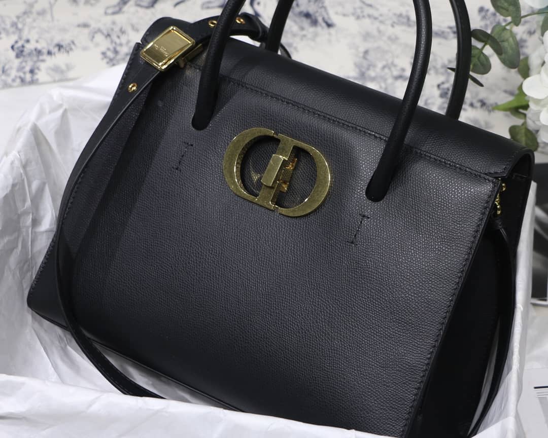 Christian Dior Box Calfskin Large St. Honore Tote