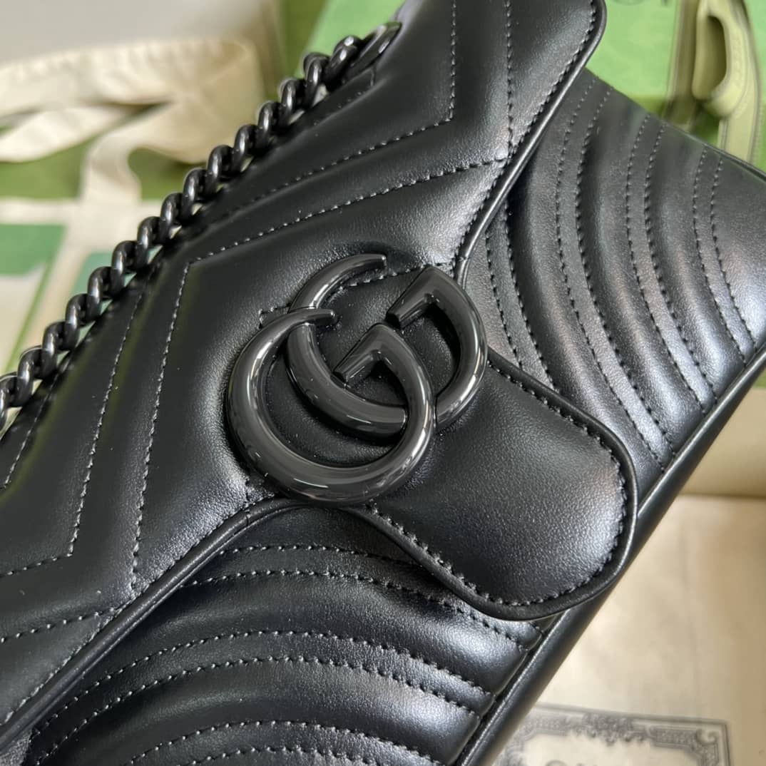 Gucci GG Marmont Matelasse Mini Chain 446744 Replica Crossbody Bag