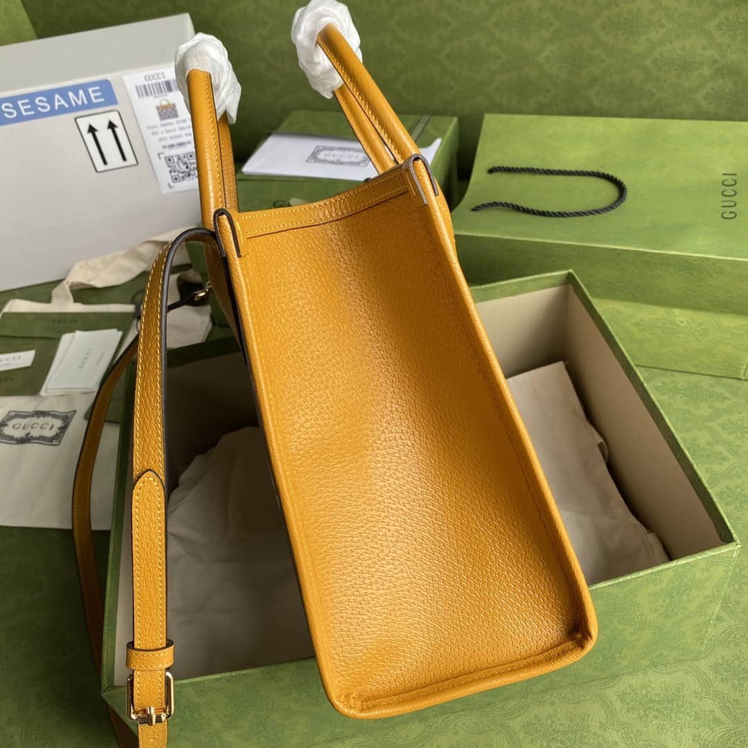 Kai x Gucci Leather Logo Tote Replica 660531