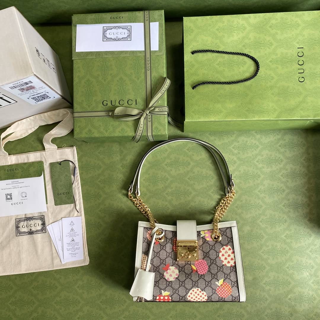 Gucci Padlock Small Berry Tote Replica 498156