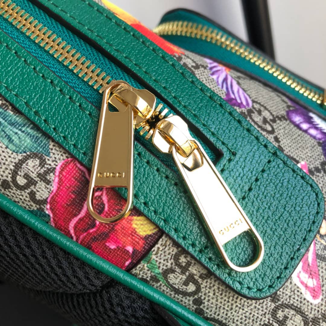Gucci Ophidia Flora Small GG Supreme Canvas Replica Backpack Green 547965