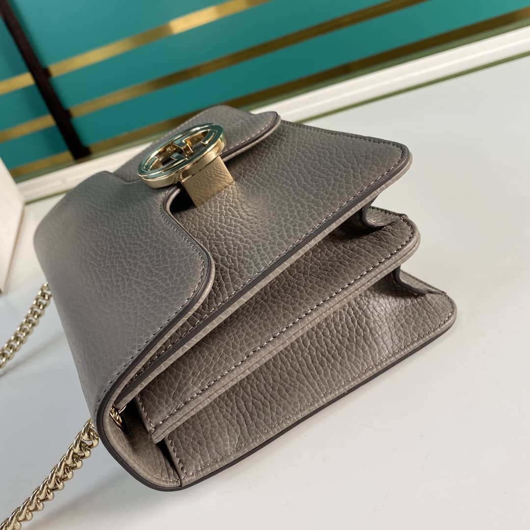 Gucci Interlocking Leather Chain Crossbody Bag Replica 510304