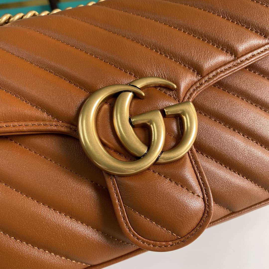 Gucci Marmont GG Small matelassé Shoulder Bag Replica 443497