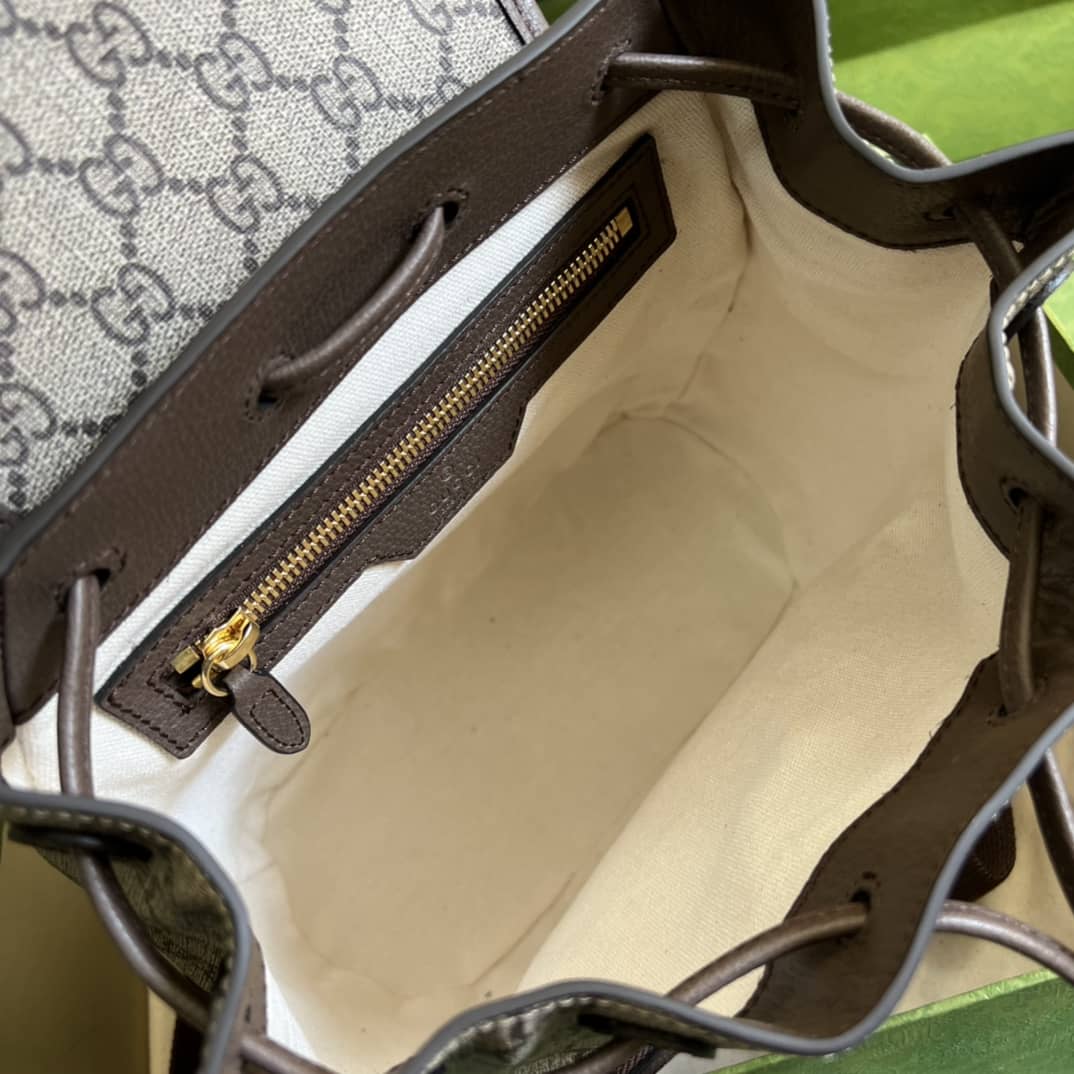 Gucci Interlocking GG Supreme Backpack Beige Replica 674147