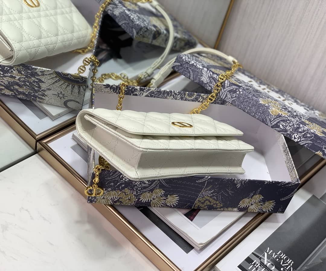Christian Dior Caro Chain Belt Replica Pouch