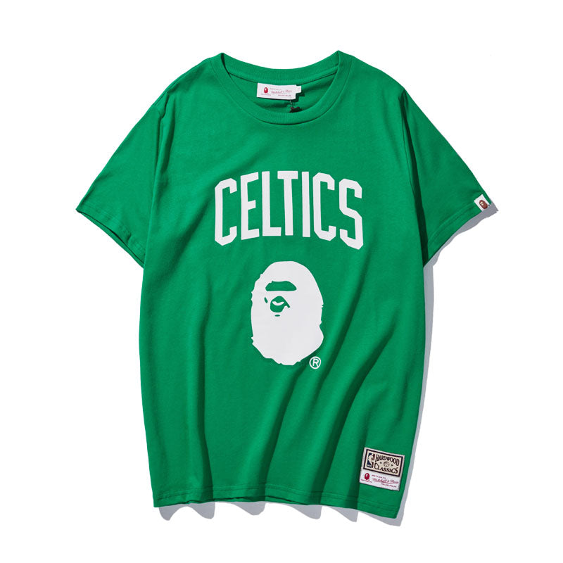 Bape Celtics 93 Classic Cotton T Shirt 722