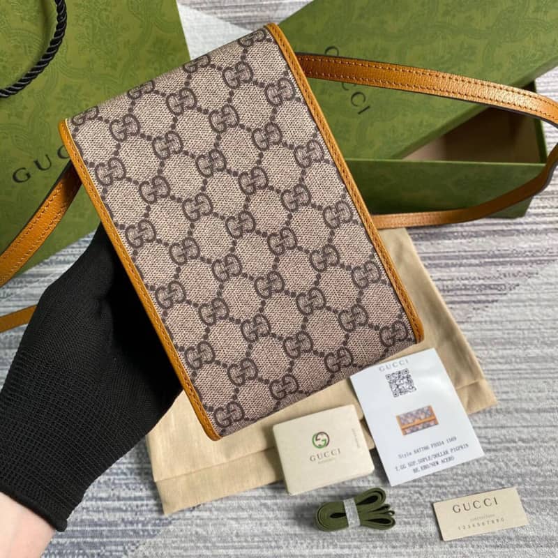 Gucci Teddy Bear Mobile Phone Bag Replica 647805