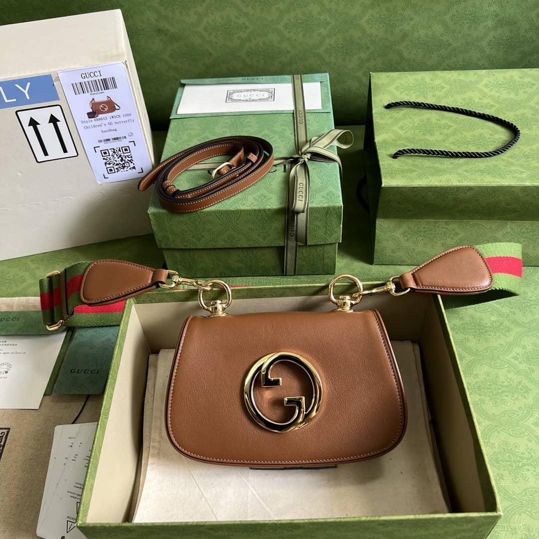 Gucci Blondie Mini Bag Brown 698643 Replica Crossbody Bag