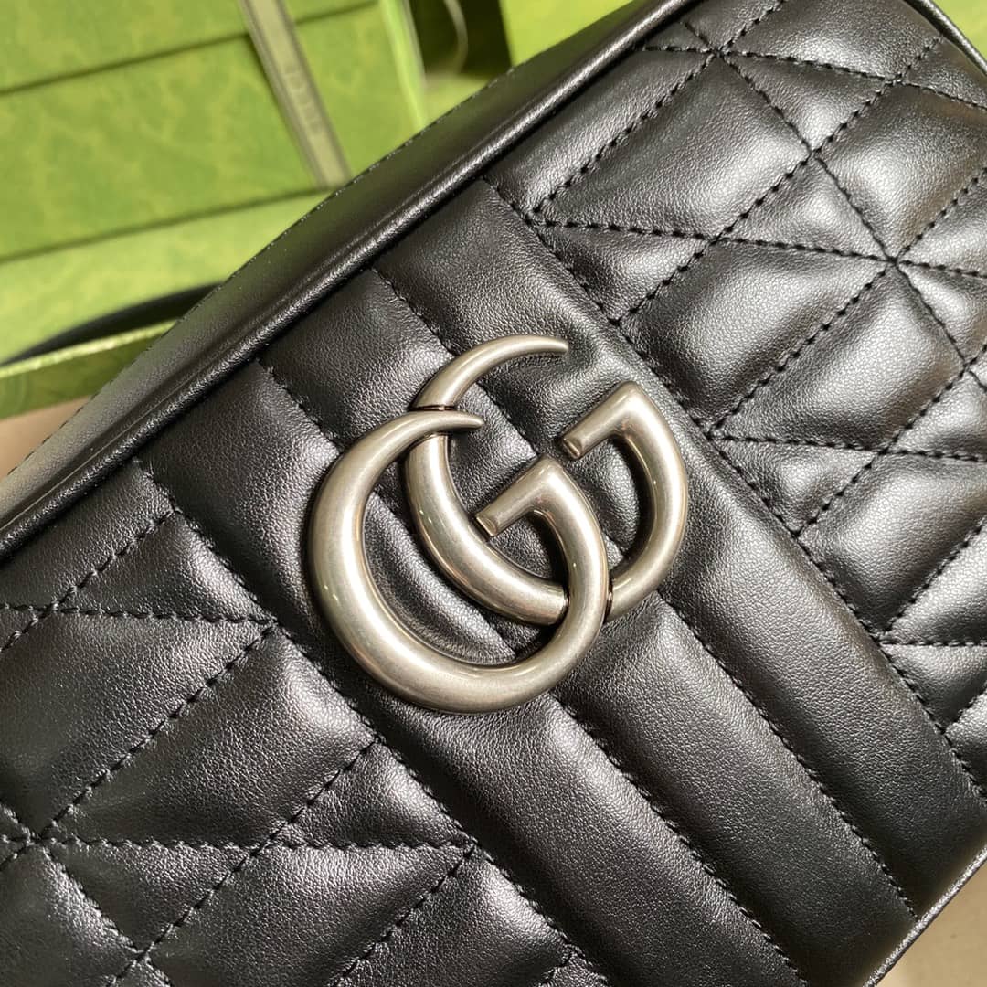 Gucci Marmont Dupe GG Small Matelassé Shoulder Bag Replica 447632