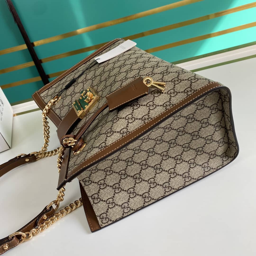 Gucci Padlock GG Supreme Canvas Shoulder Bag Replica 479197