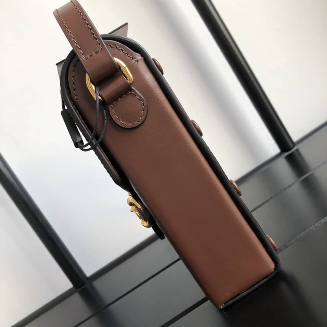 Gucci Horsebit 1955 Mini Bag Replica Brown 625615