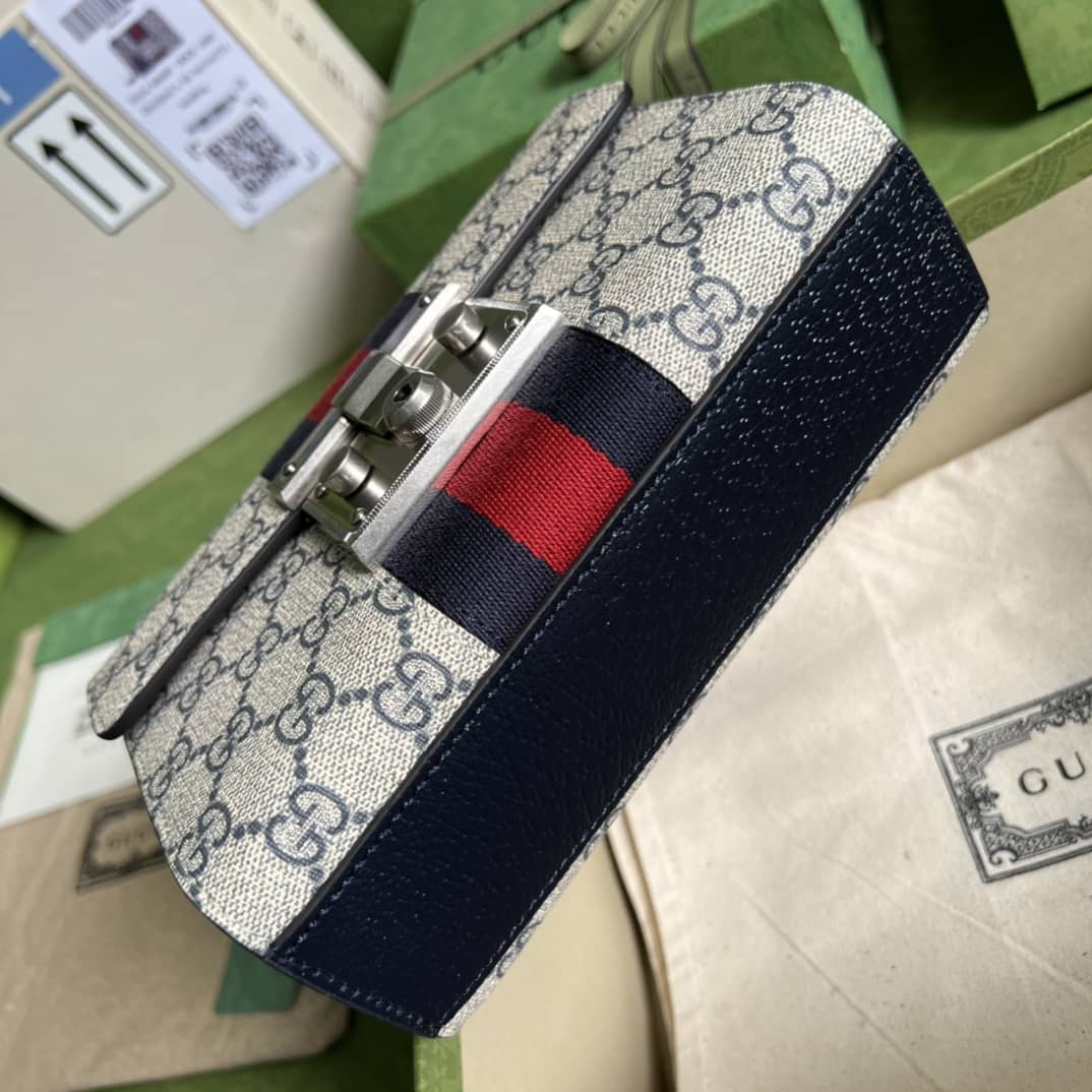 Gucci Crossbody Dupe Padlock Small GG Chain 409487