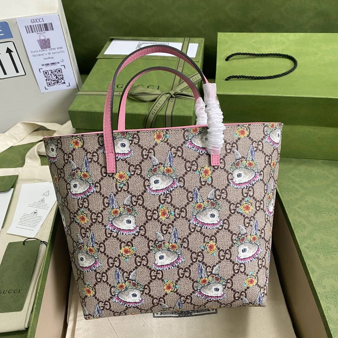 Gucci Children GG Supreme Tote Replica 410812