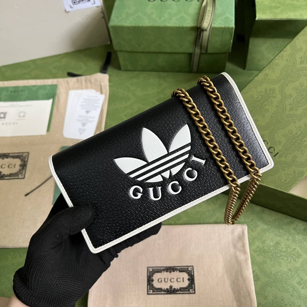 Adidas x Gucci Wallet With Chain 621892 Replica Crossbody Bag