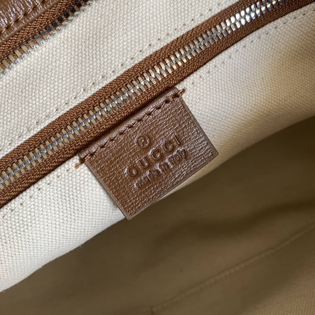 Gucci x Balenciaga GG Canvas City Bag Replica 658597