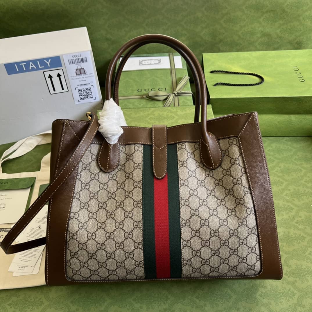 Gucci Jackie 1961 Large Tote Bag Canvas 649015 Replica