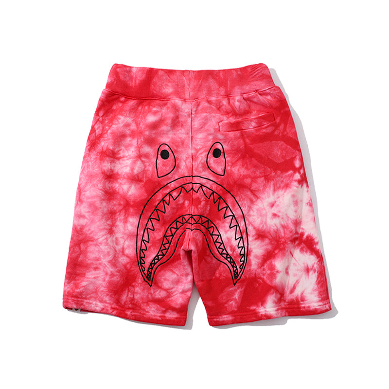 BAPE Shorts Shark Tie Dye Pants HDCP8663
