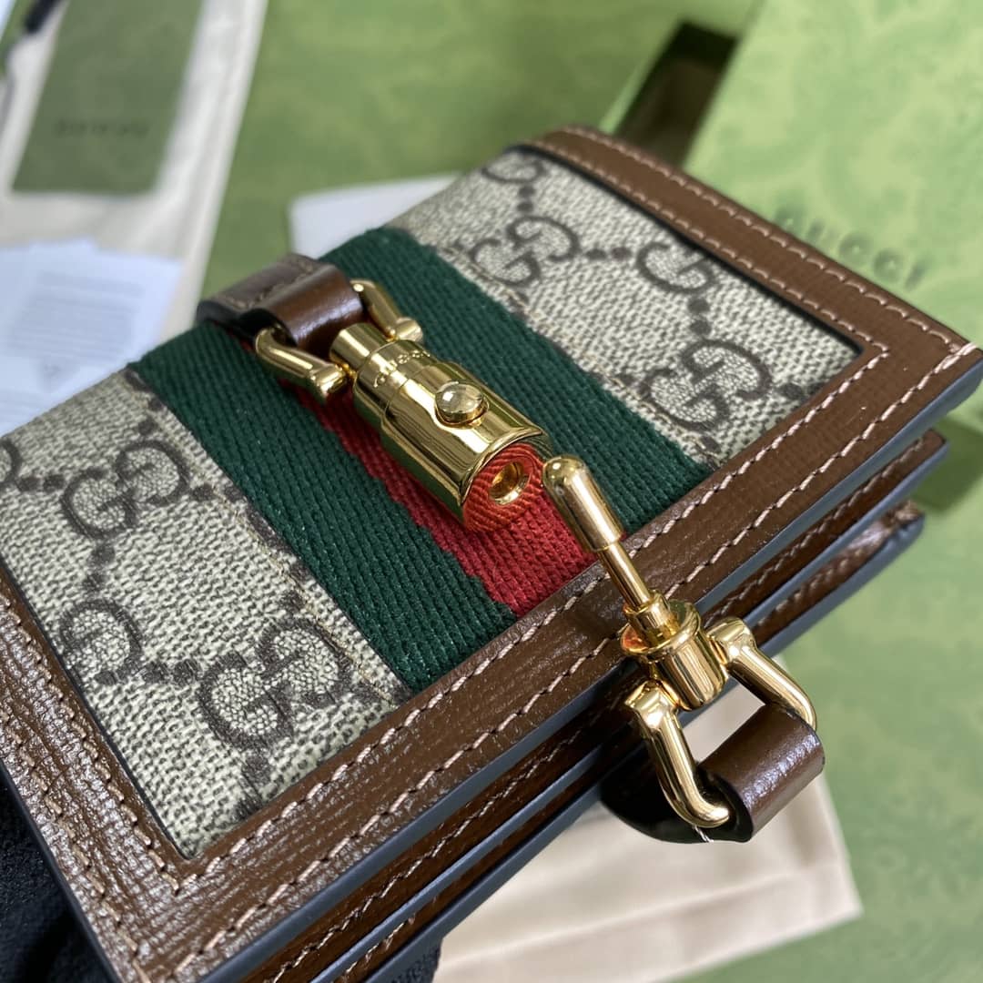 Gucci Jackie 1961 Card Case Wallet Replica 645536
