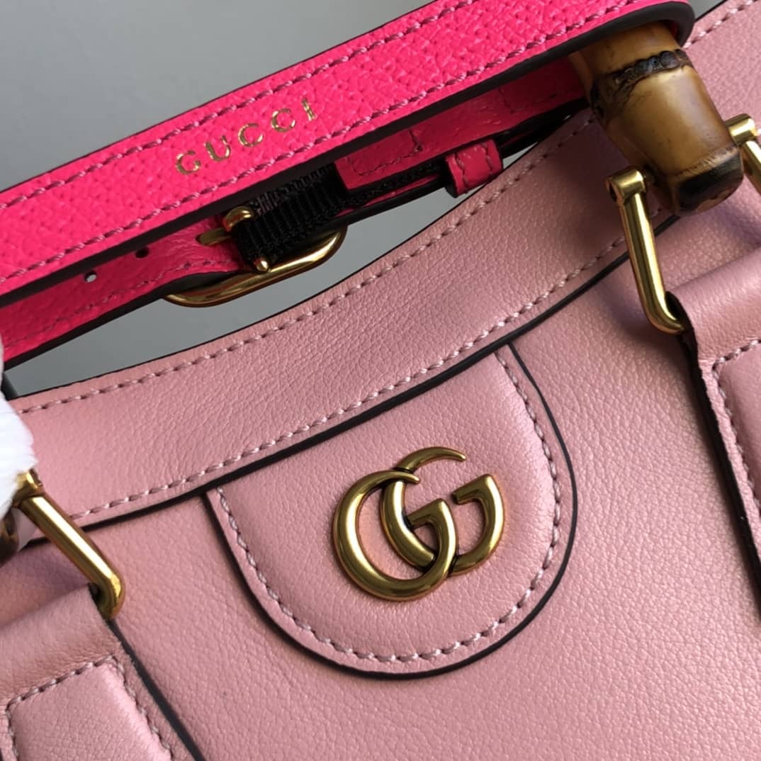 Gucci Diana Small Tote Replica Pink 660195