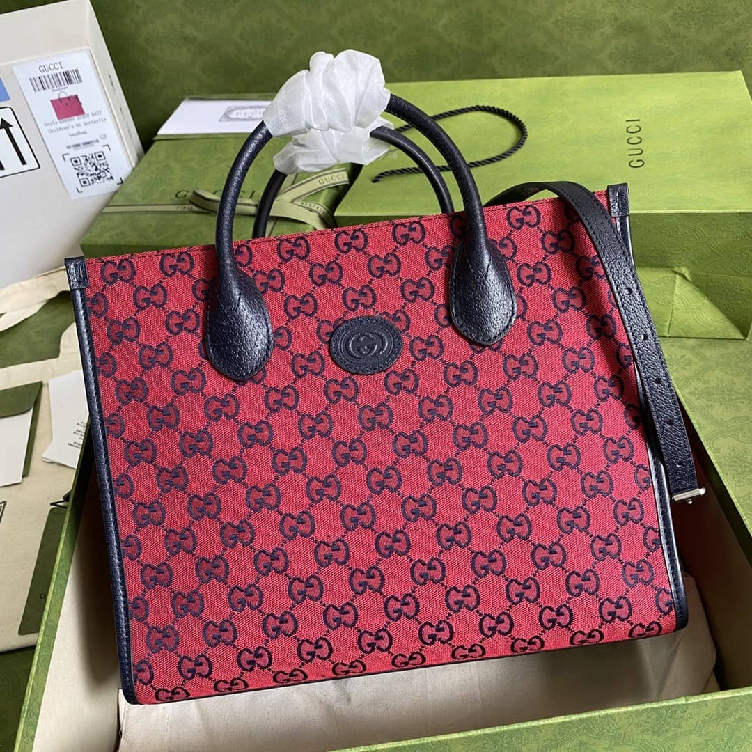 Gucci Les Pommes Small GG 2Way Tote Replica 659983