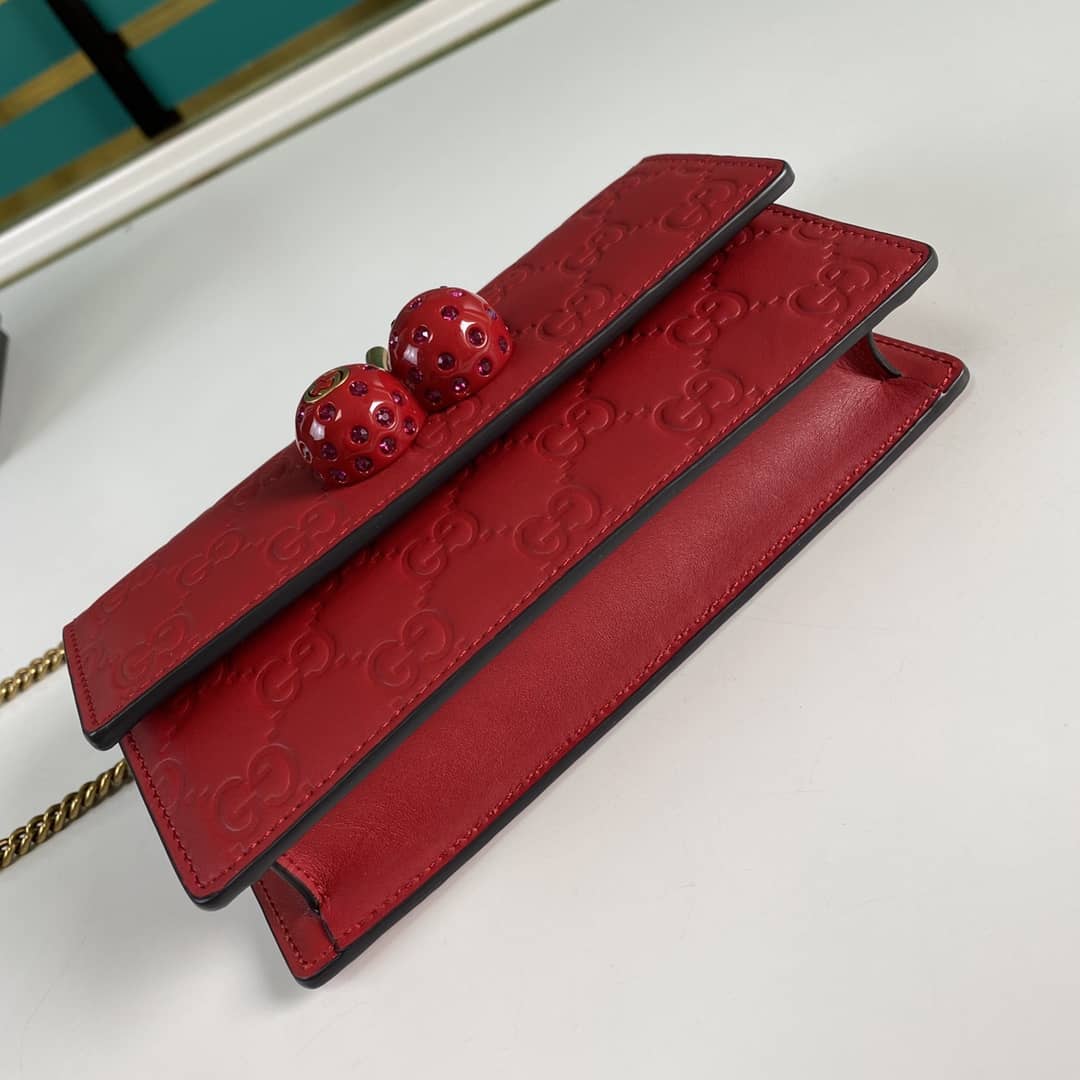 Gucci Supreme GG Mini Bag With Cherries Replica 481291