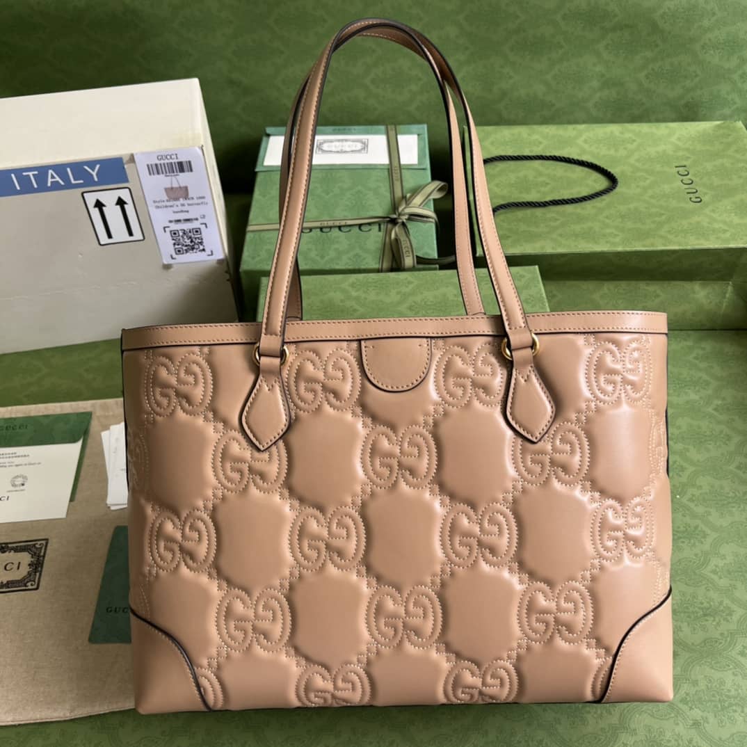 Gucci GG Matelassé Leather Medium Tote Bag 631685 Replica
