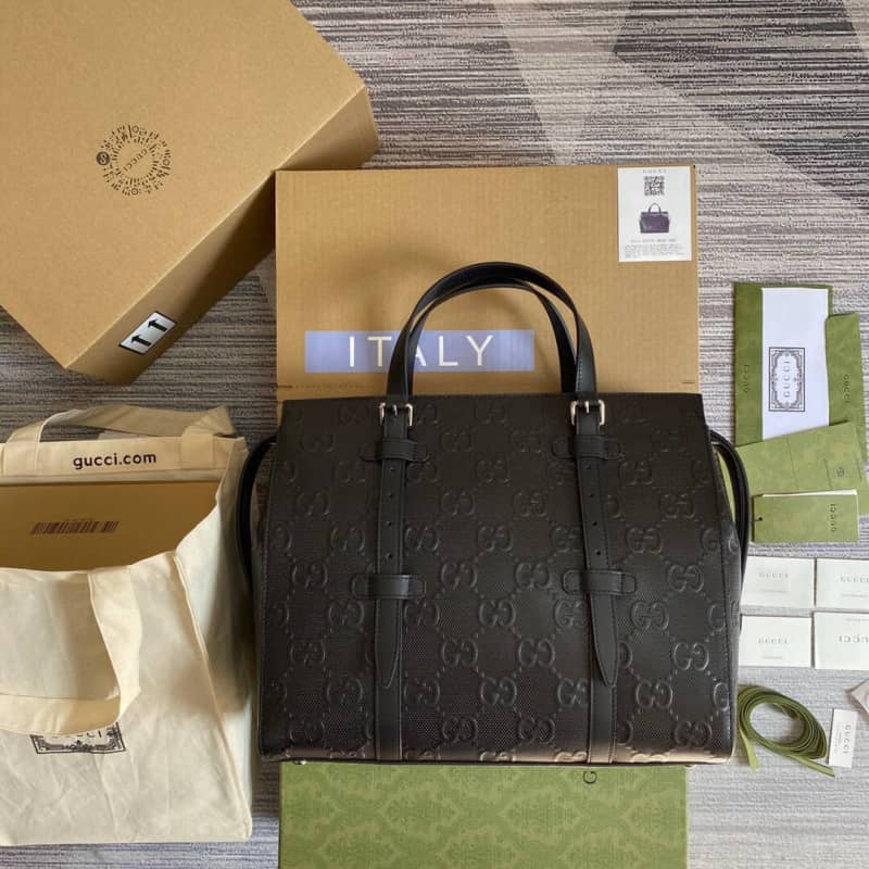 Gucci GG Embossed Tote Replica Bag 625774