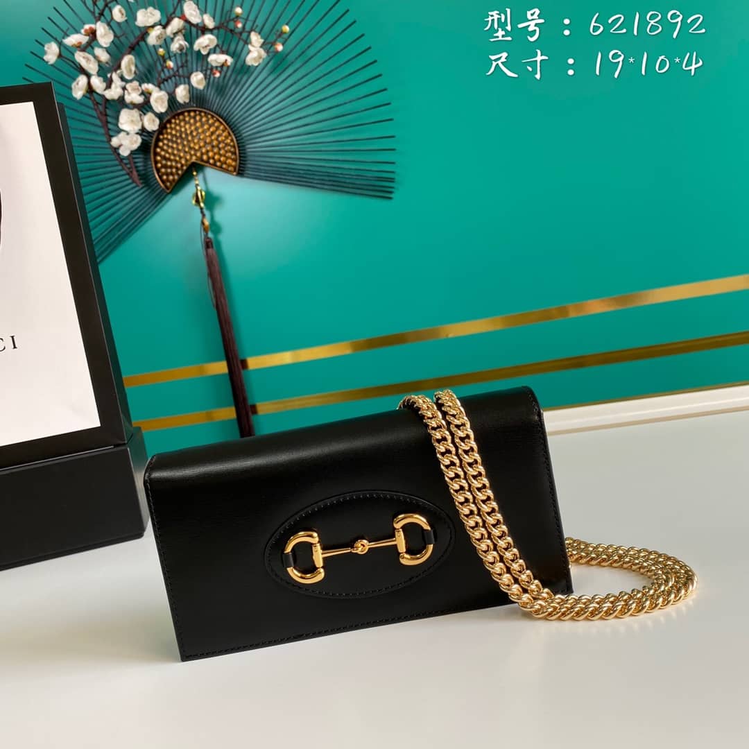 Gucci 1955 Horsebit Chain Wallet Replica 621892