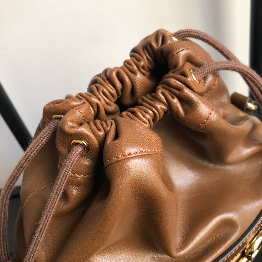 Gucci 1955 Horsebit Shoulder Bucket Bag Replica 602118