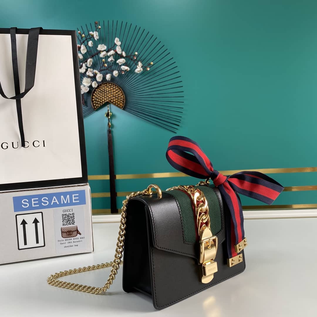 Gucci Sylvie Mini Chain Shoulder Bag Replica 431666