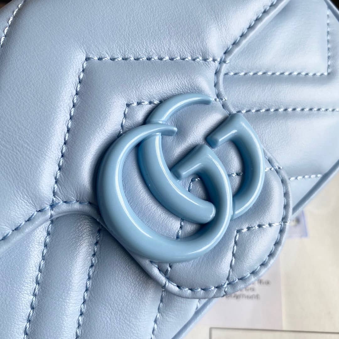 Gucci GG Marmont Quilting Super Mini 476433 Replica Crossbody Bag