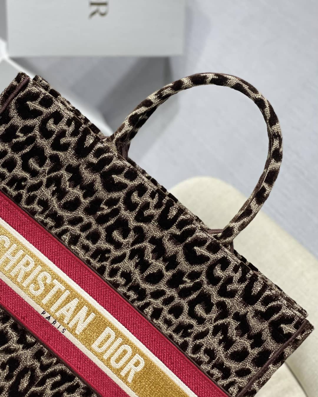 Christian Dior CD Book Embroidery Replica Tote