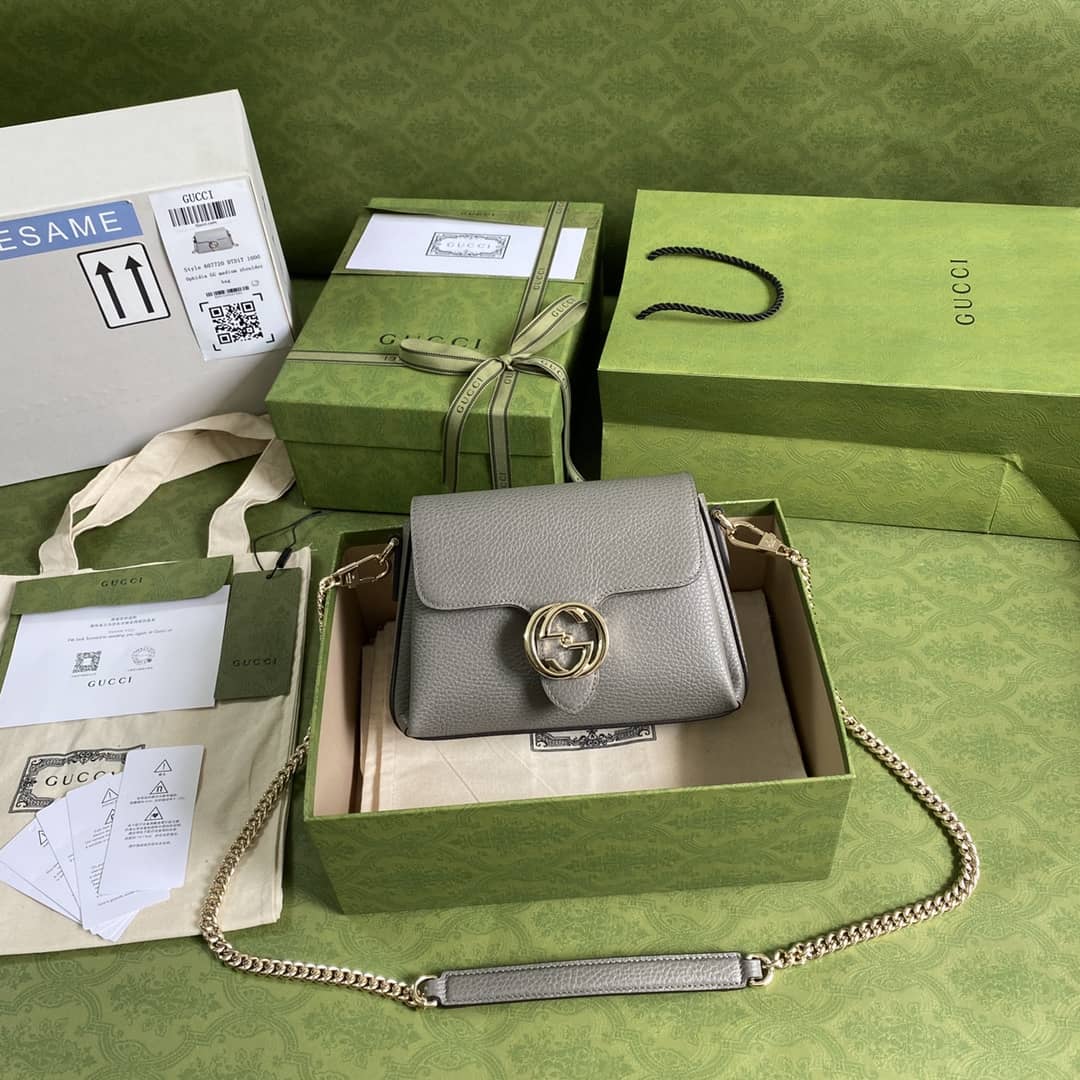 Gucci Single Chain Messenger Shoulder Bag Replica 607720
