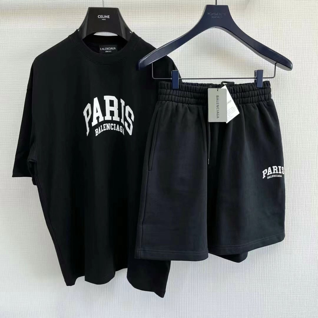 Balenciaga T-shirt + Shorts Set