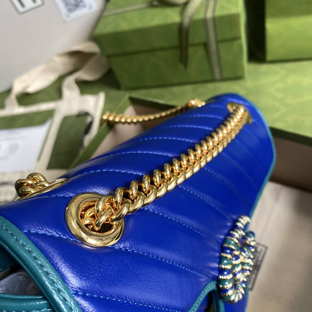 Gucci Marmont GG Small matelassé Shoulder Bag Replica 443497