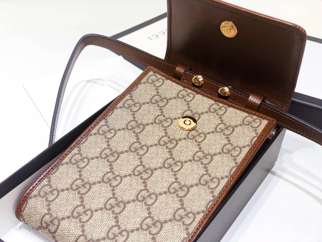 Gucci Ophidia GG Mini Bag Replica Brown 625757