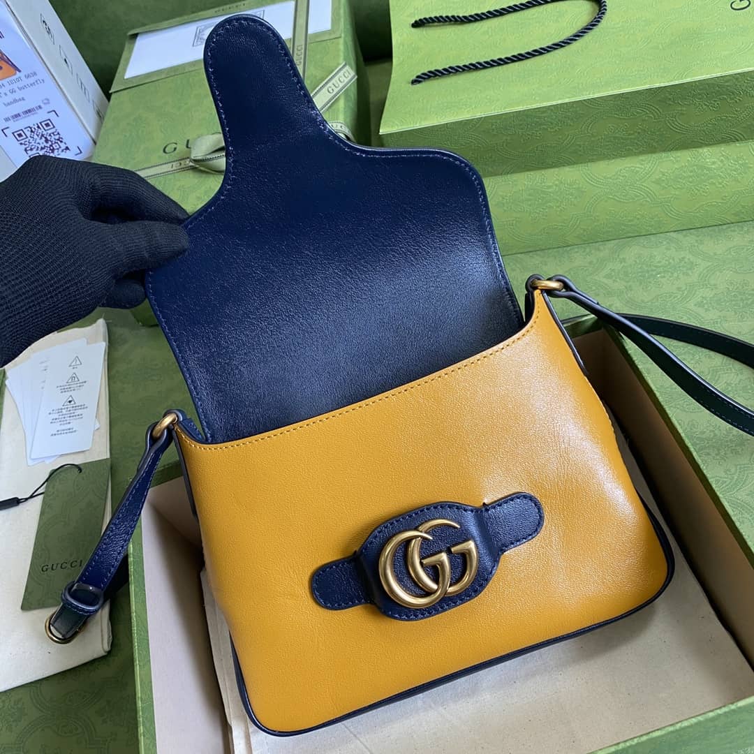 Gucci Double G Messenger Shoulder Bag Replica 648934