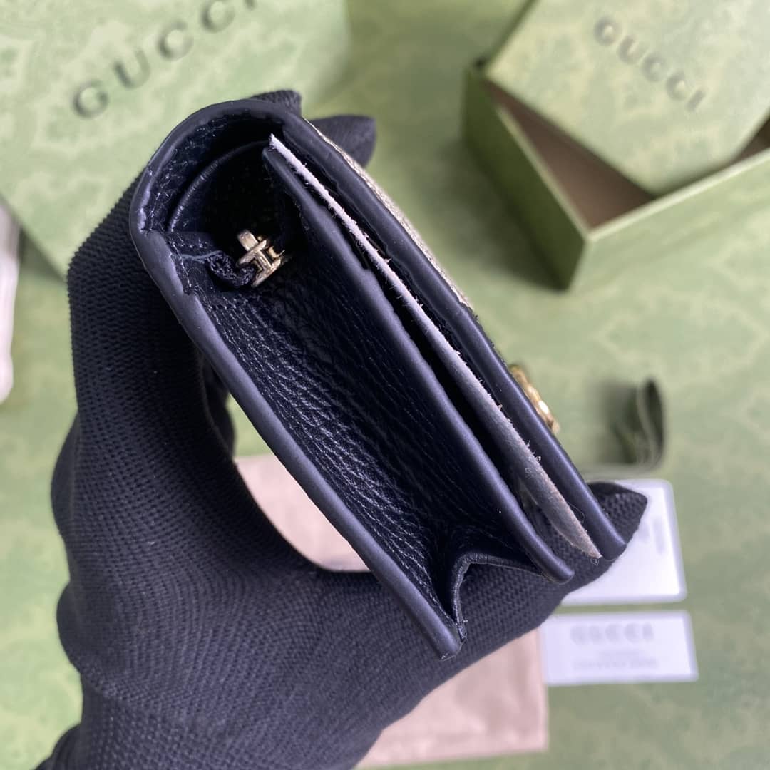 Gucci Marmont GG Card Case Wallet Replica 658610